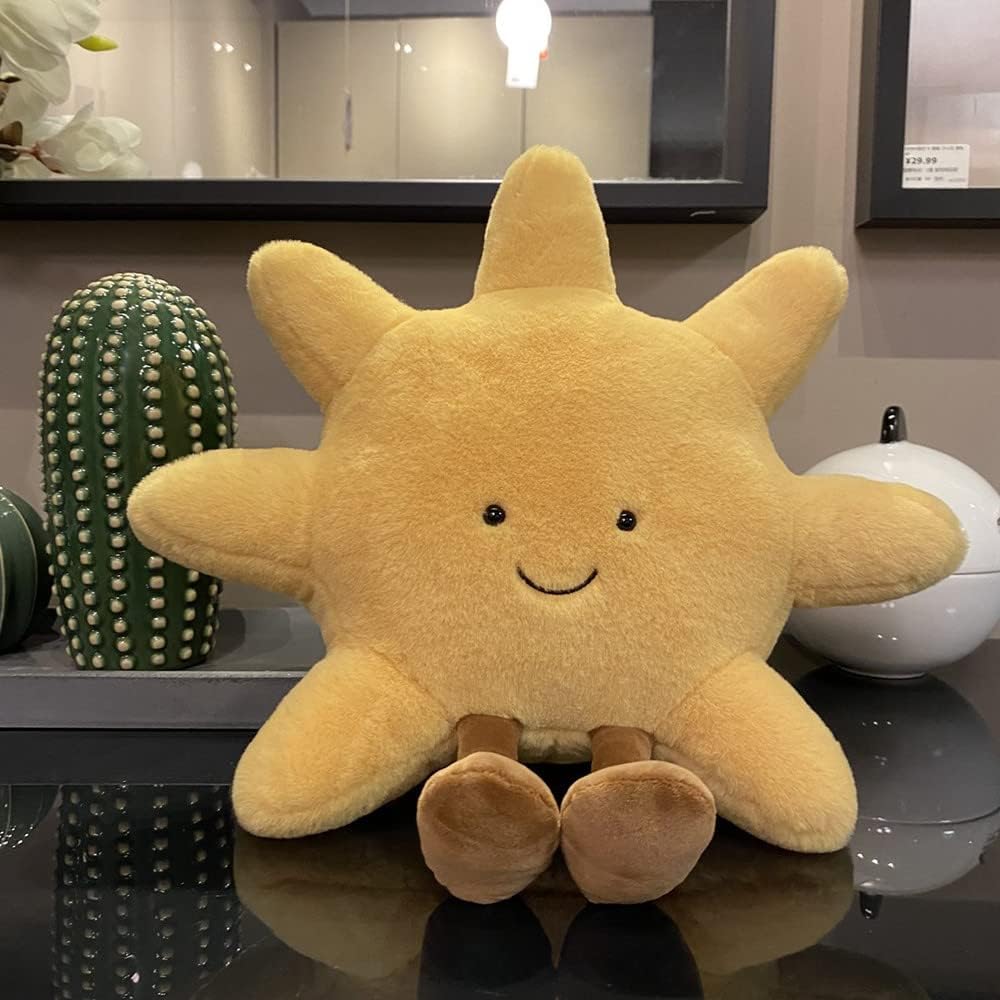 Plush Pillow Sun Shape Stuffed Soft Seat Cushion Home Decor