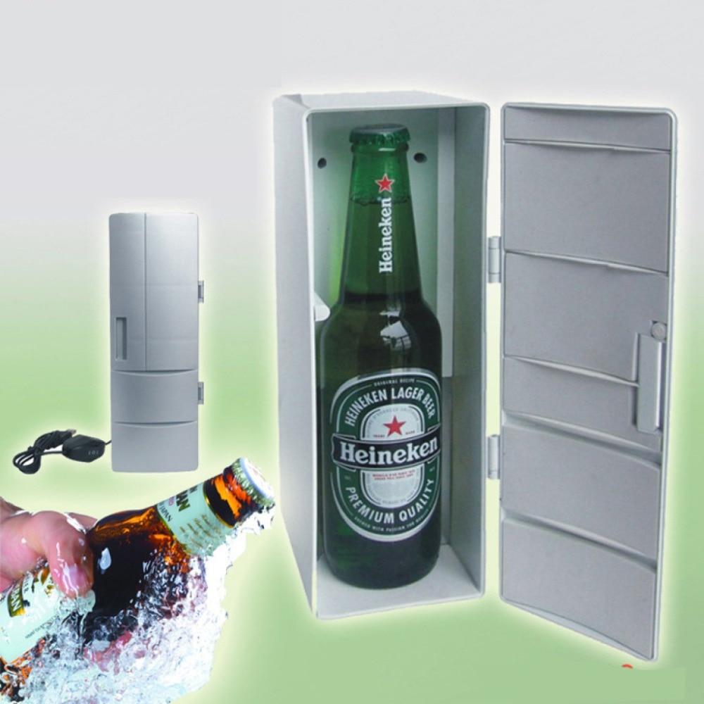 Novelty Mini Fridge Usb Rechargeable Drinks Beer Cooler