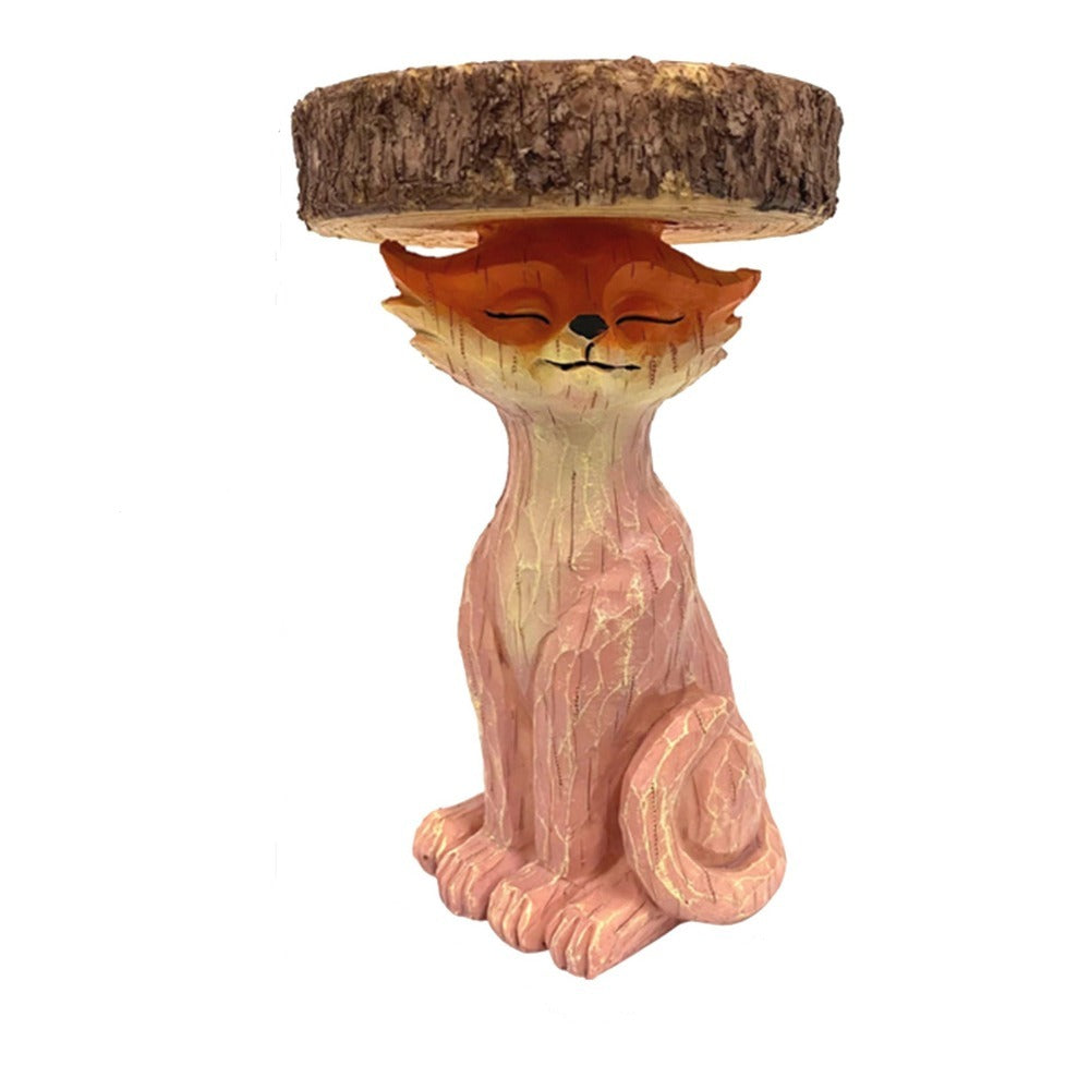 Bird Feeder Animal Design Attractive Pet Supplies Fox Hedgehog Shape Outdoor