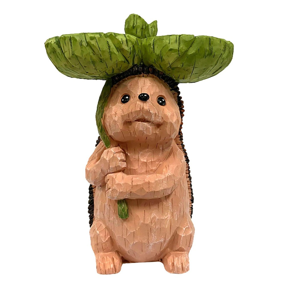Bird Feeder Animal Design Attractive Pet Supplies Fox Hedgehog Shape Outdoor