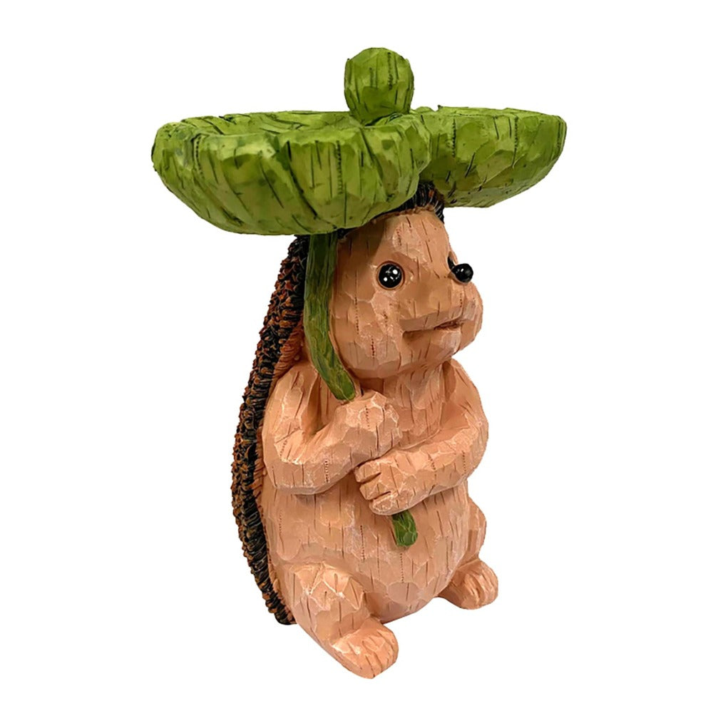 Bird Feeder Animal Design Attractive Pet Supplies Fox Hedgehog Shape Outdoor
