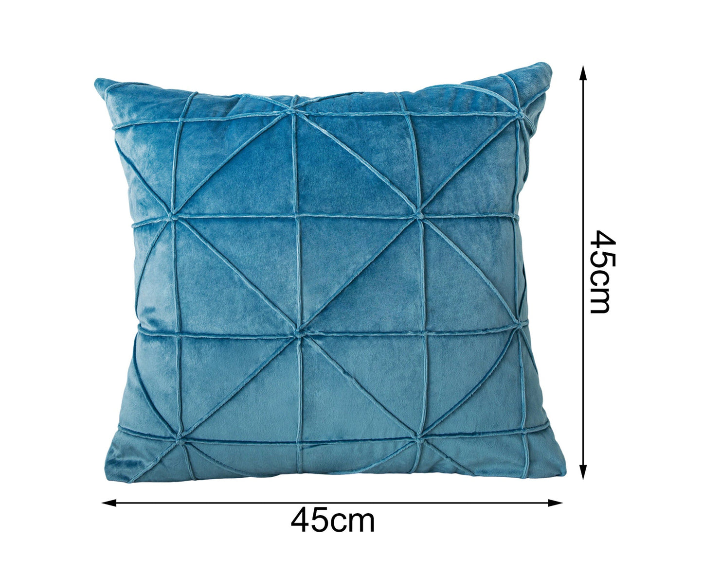 Square Soft Velvet Decorative Throw Pillow Cushion Cover Home