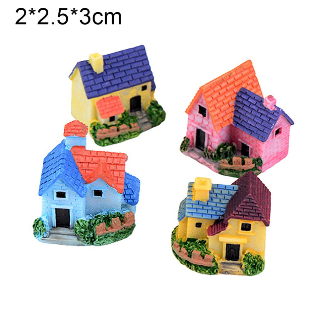 Fairy Miniatures Castles Terrarium Figurines House Villa Woodland Garden Decoration