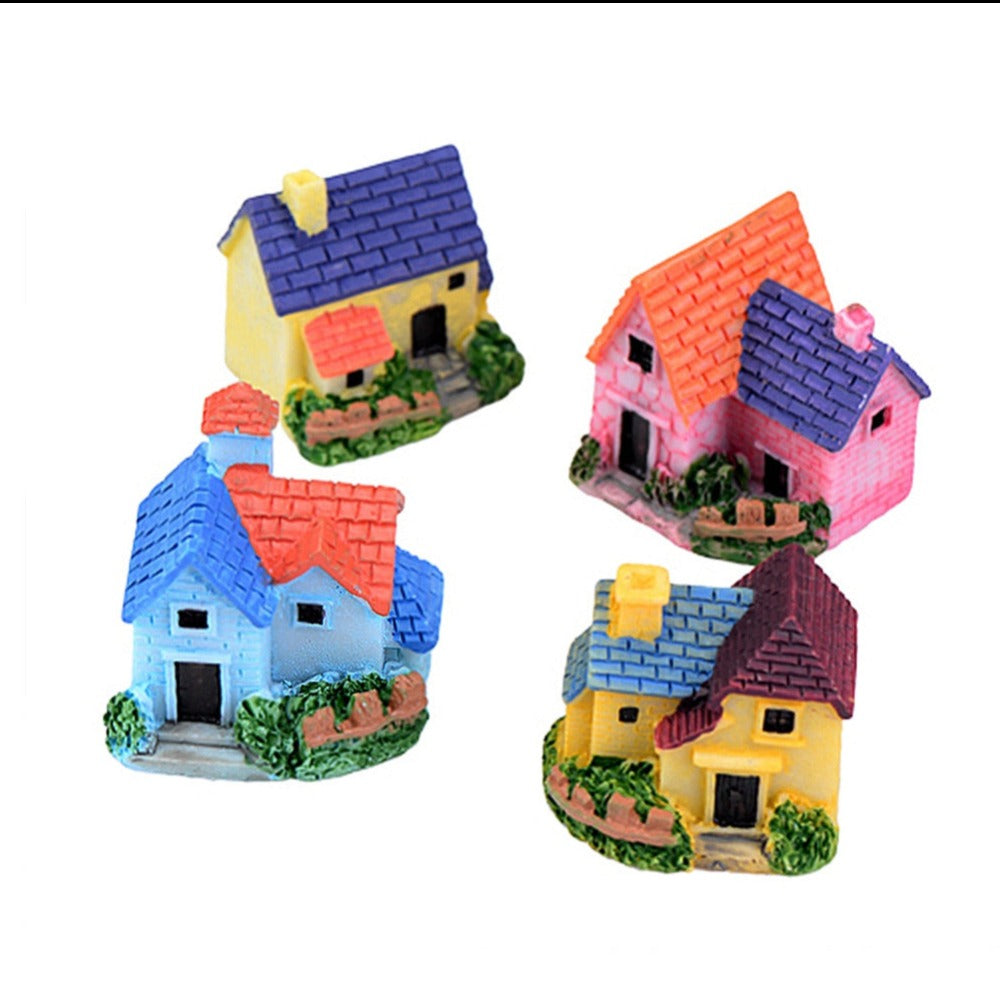 Fairy Miniatures Castles Terrarium Figurines House Villa Woodland Garden Decoration