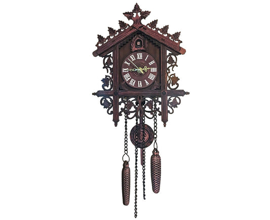 Tree House Hanging Cuckoo Wall Clock Bedroom Office Decor