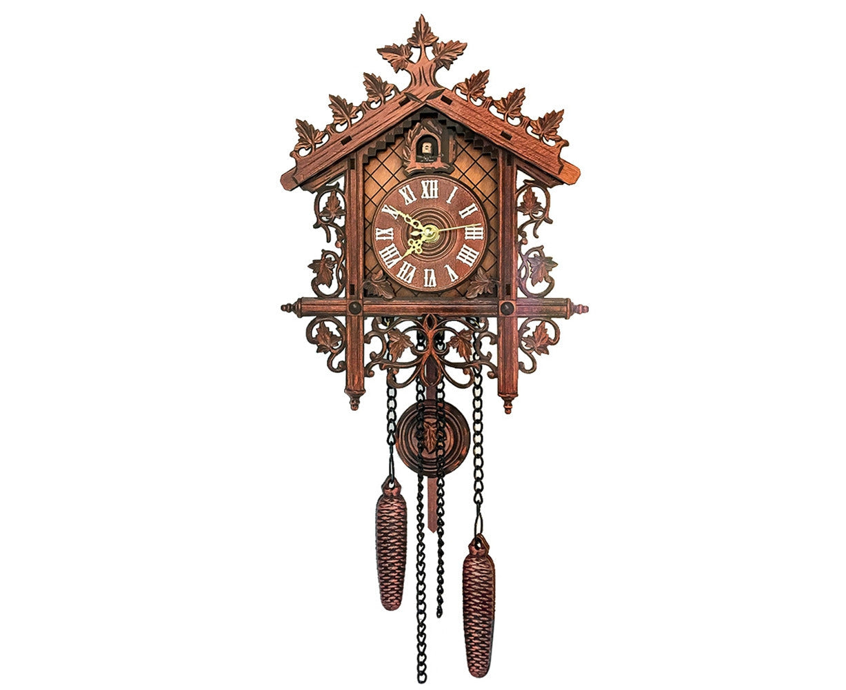 Tree House Hanging Cuckoo Wall Clock Bedroom Office Decor
