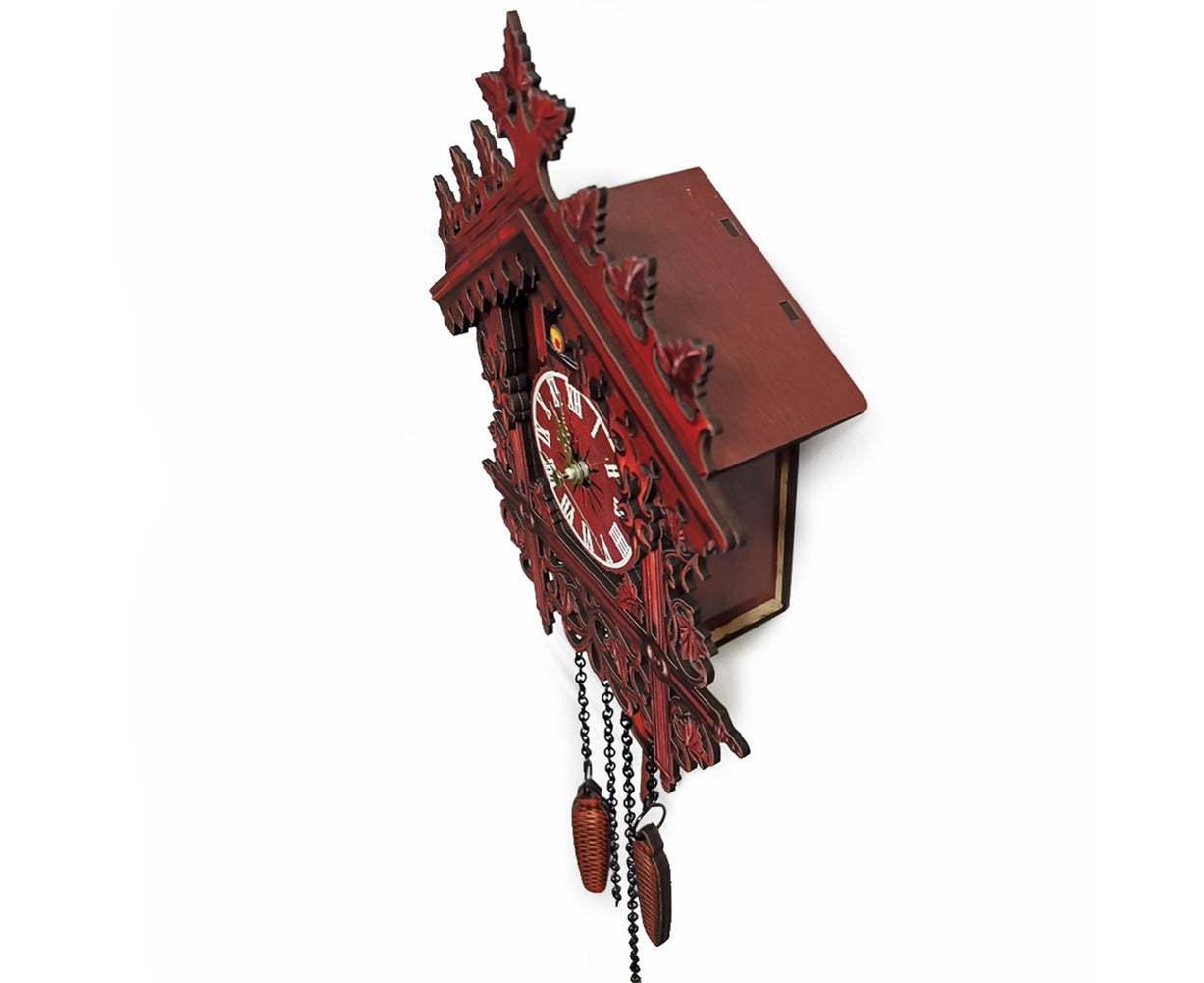 Tree House Hanging Cuckoo Wall Clock Bedroom Office Decor