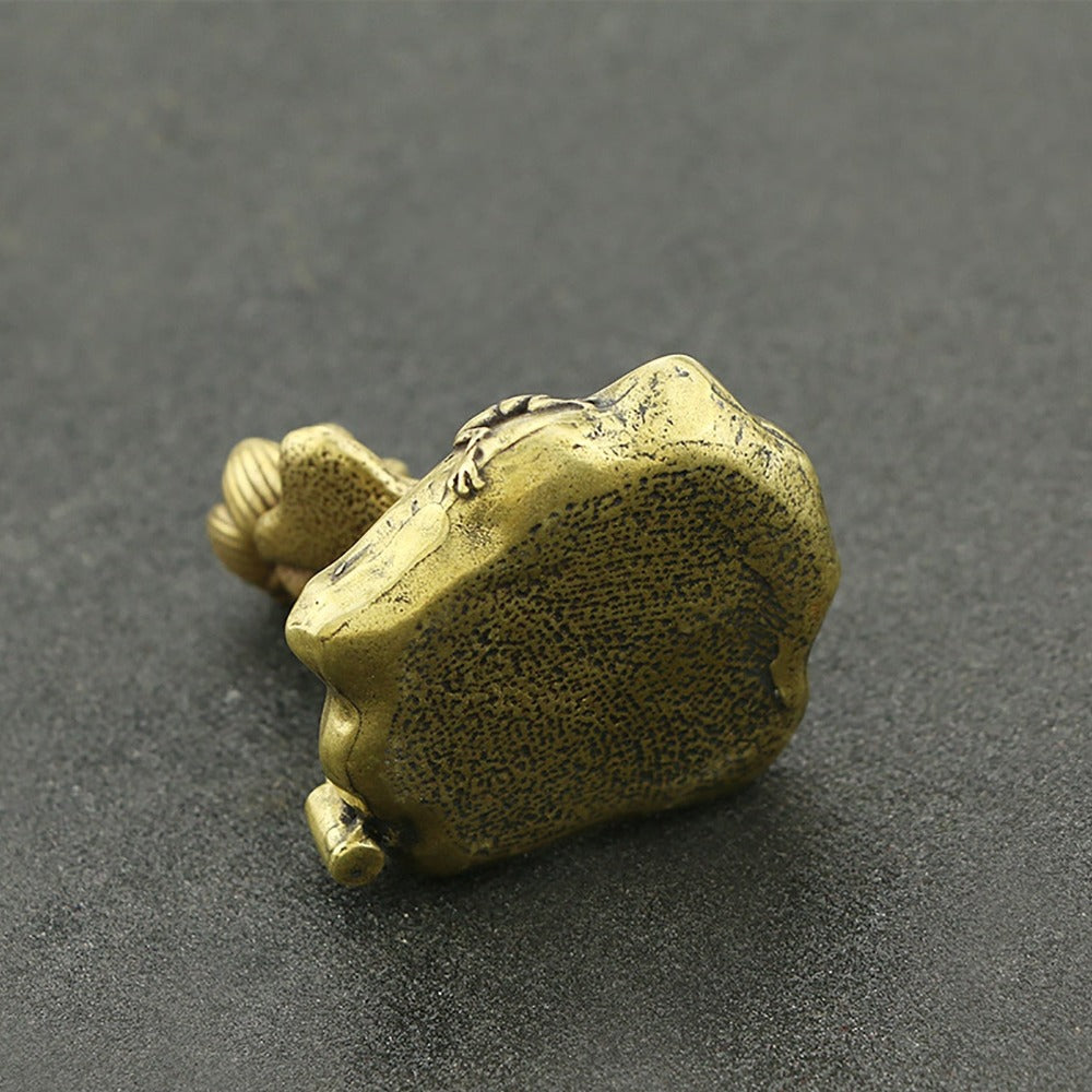 Brass Lotus Shape Backflow Display Mold Micro Ornament Home Decor