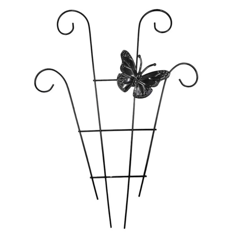 Plant Climbing Support Rack Multifunctional Metal Iron Flower Pots Vine Stand Holder For Home Garden Growth Accessories
