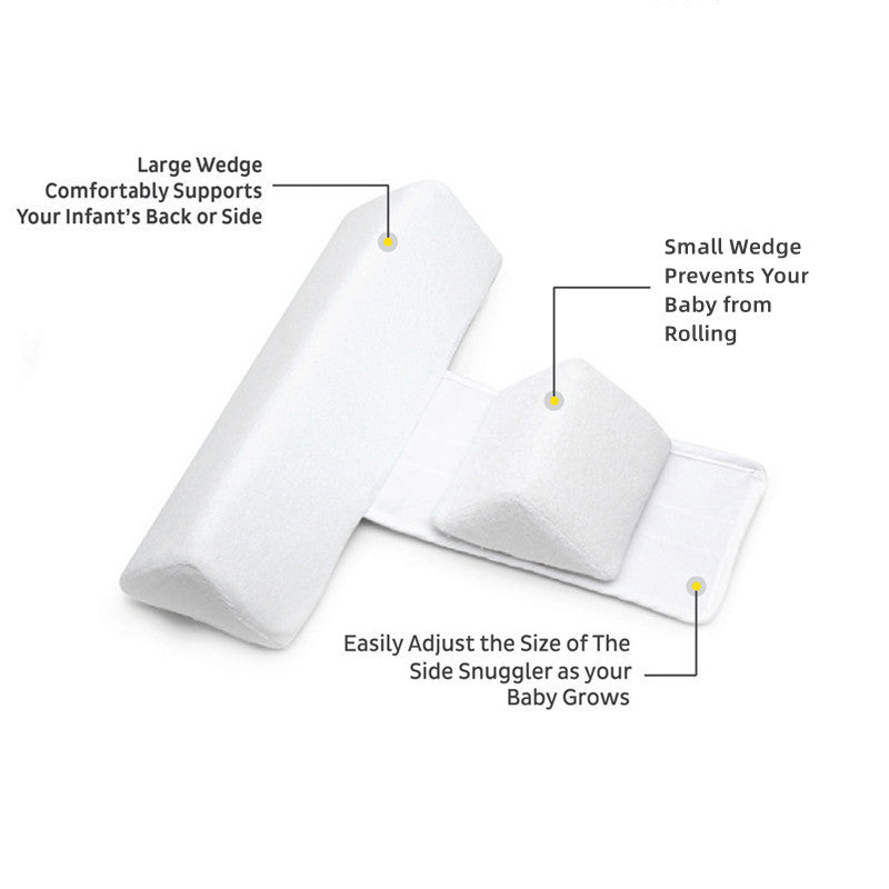 Newborn Baby Shaping Styling Pillow Anti Rollover Side Sleeping Triangle