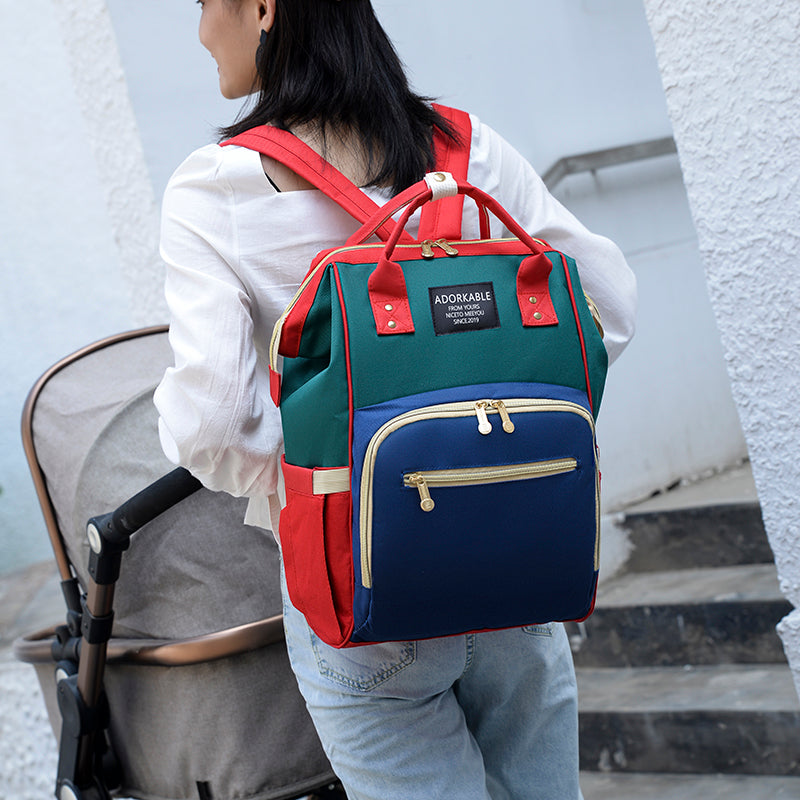 Separate Dry Wet Multi Functional Nappy Bag