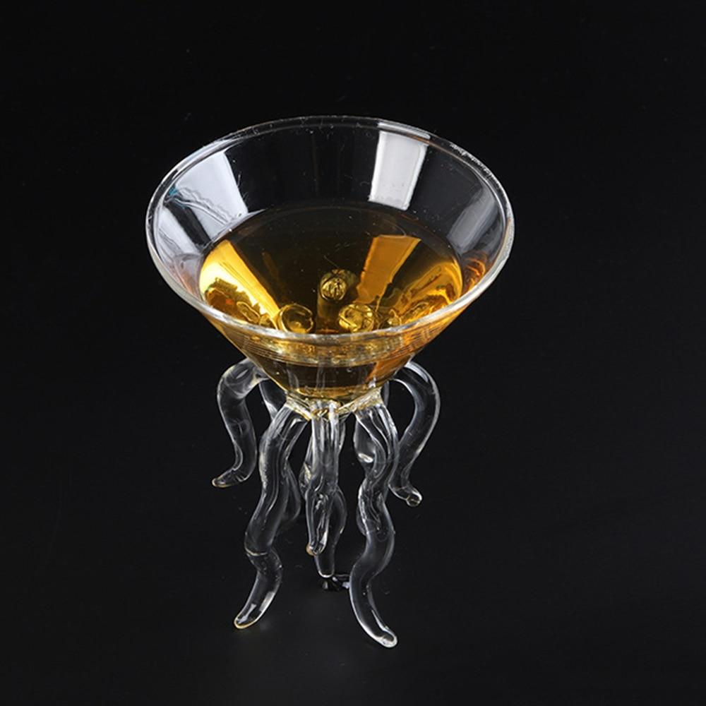 Octopus 13Cm Cocktail Glass Shot Transparent Jellyfish Cup Drinkware