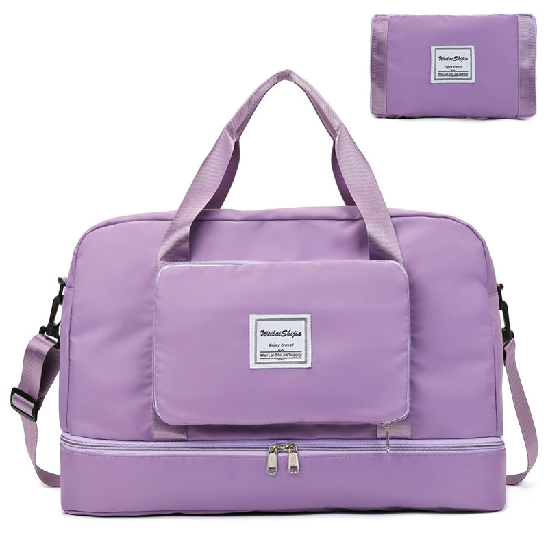 Foldable Travel Duffel Bags Sports Gym Tote Women