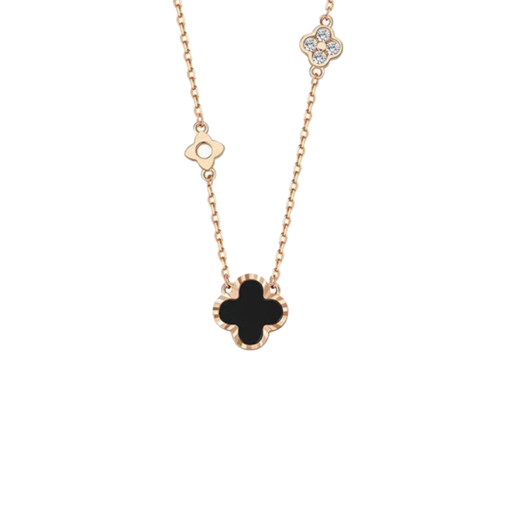 Clover Pendant Necklace Sterling Silver Gift For Her