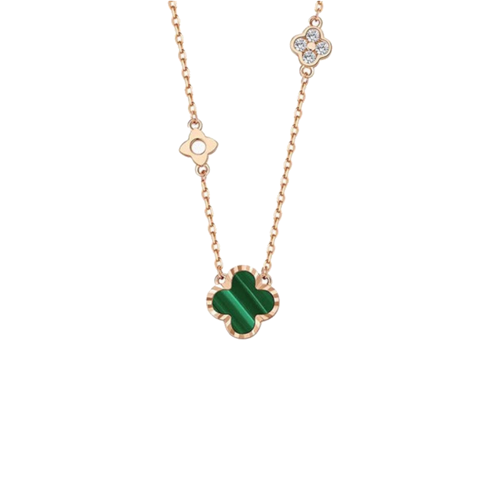 Clover Pendant Necklace Sterling Silver Gift For Her