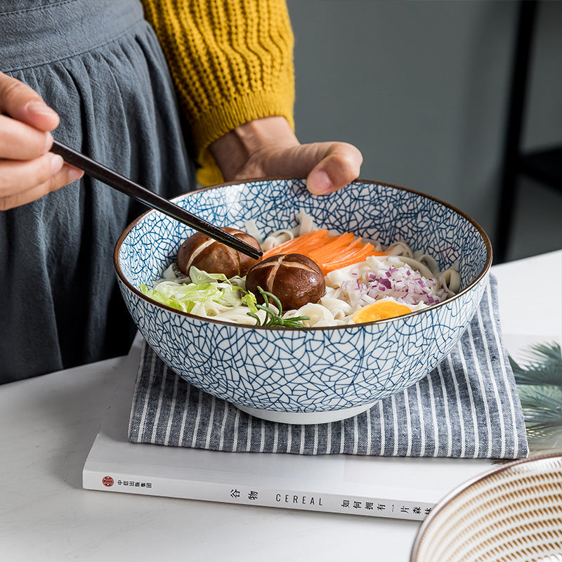 8 Inch Japanese Ceramic Ramen Noodle Soup