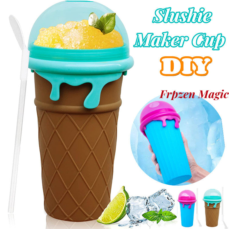 500Ml Slushy Cup Quick-Frozen Smoothie Fast Cooling Magic Ice Cream Maker