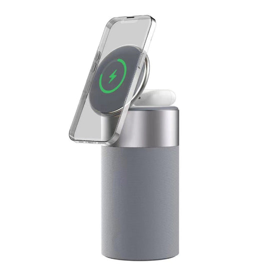 3 In 1 Multi Function Wireless Charger Bluetooth Touch Lamp For Home Office
