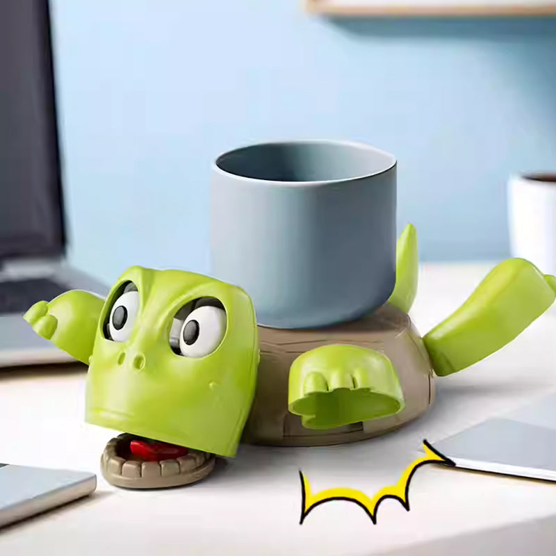3D Printed Panicked Turtle Coaster Insulated Mug Base Decor