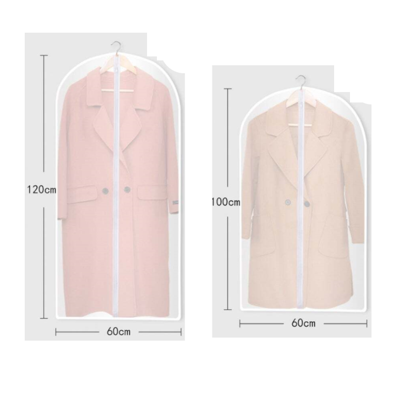 6 / 12Pcs Garment Pouch Case Organizer Dress Clothes Suit Coat Dust Cover Wardrobe Hanging Storage Bags