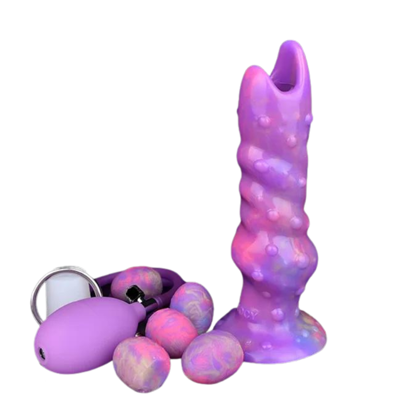 Fantasy Pneumatic Luminous Ovipositor Anal Sex Toys Lay Eggs Dildos Butt Plug