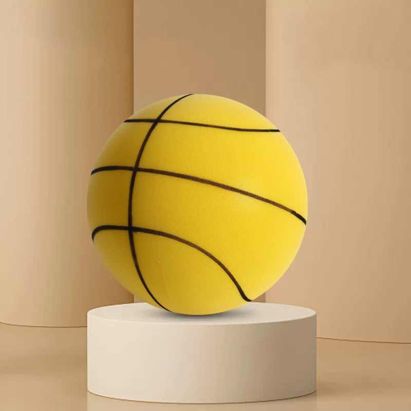 Silent High Density Foam Sports Ball Indoor Mute Basketball Soft Elastic Children Toy Games
