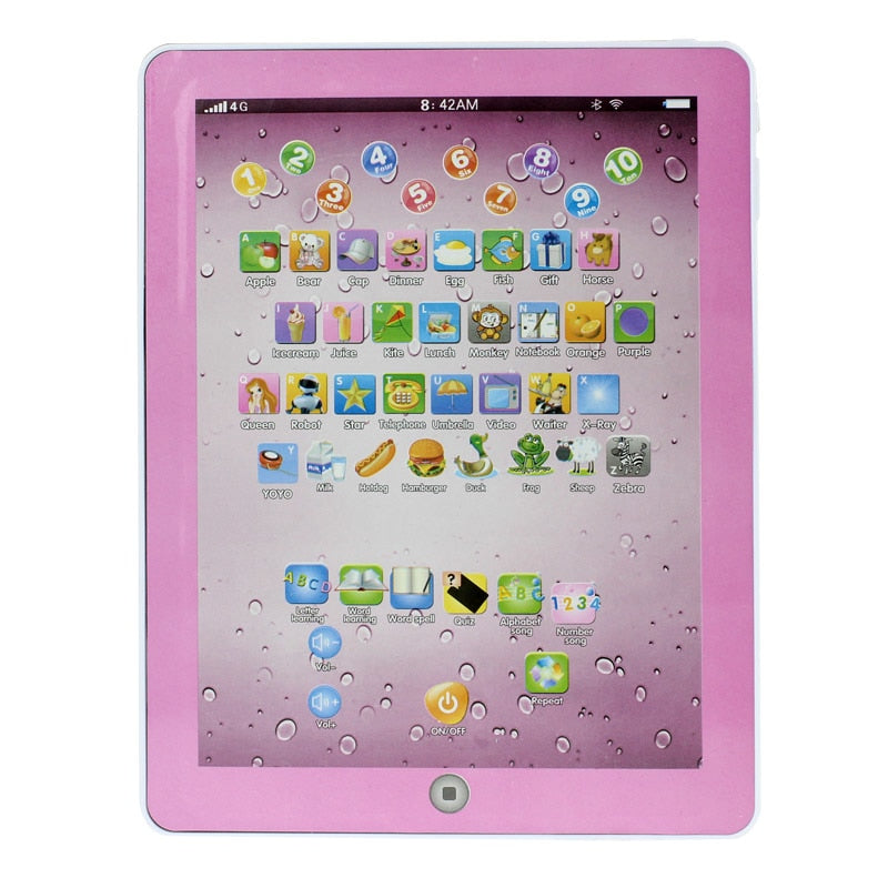 Children Tablet Kids Educational Learning Fun Play Study Little One Toy Games