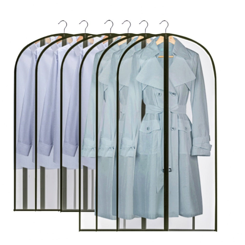 6 / 12Pcs Garment Pouch Case Organizer Dress Clothes Suit Coat Dust Cover Wardrobe Hanging Storage Bags