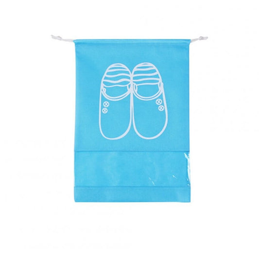 6Pcs Large Capacity Waterproof Drawstring Shoes Bag For Travel Storage