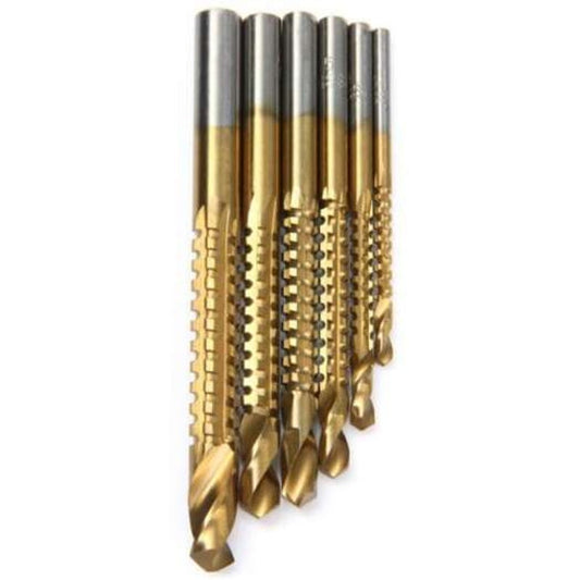 6Pcs Saw Drill Bit Yellow