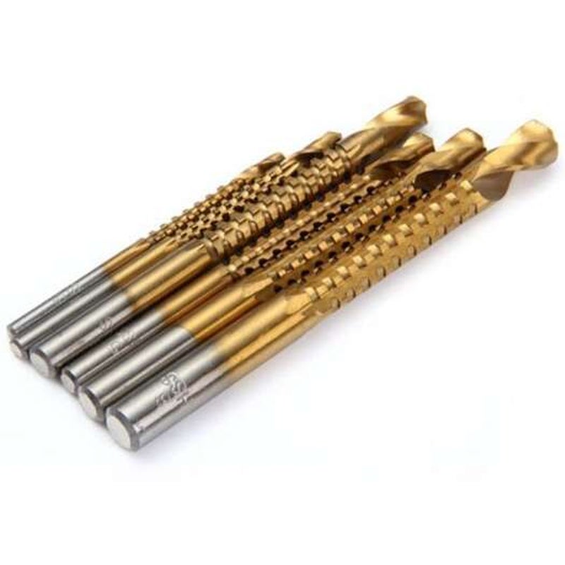 6Pcs Saw Drill Bit Yellow