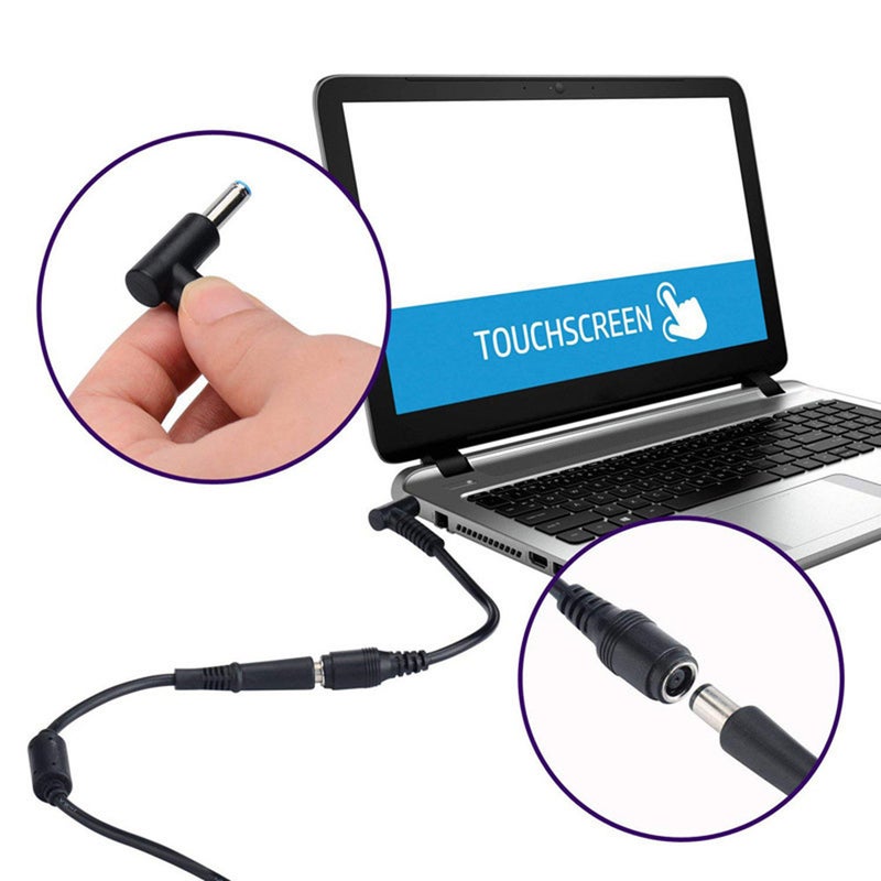 7.4X5.0Mm To 4.5X3.0Mm Tip Dc Power Adapter Charger Connector For Hp Laptop Stream Spectre Pavilion Envy Elitebook Split