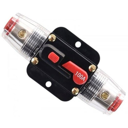 7 D7561 Car Audio Fuse Block Circuit Breaker Black