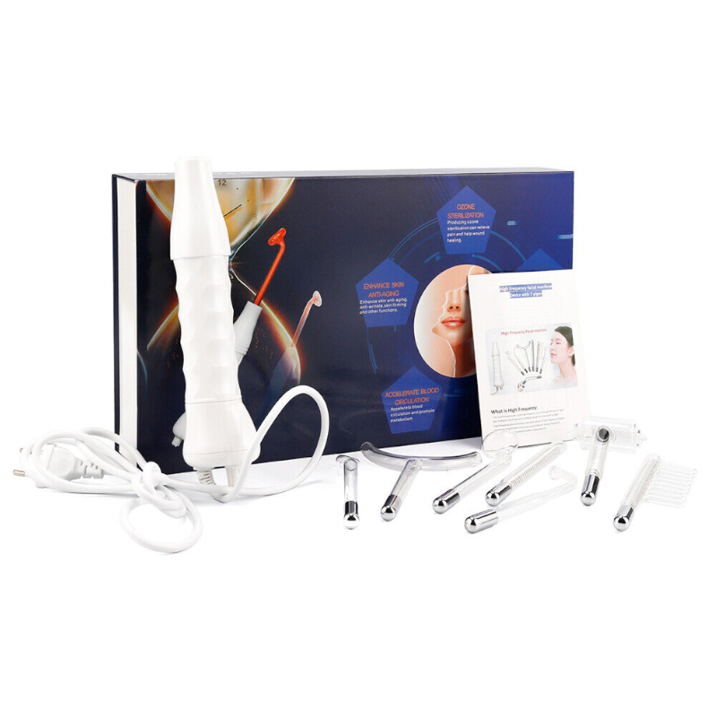 7-In-1 Electrode High Frequency Facial Machine Electric Acne Spot Remover Device