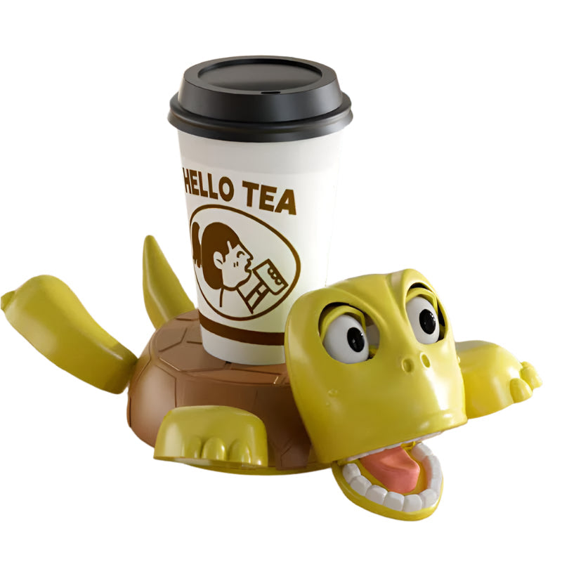 3D Printed Panicked Turtle Coaster Insulated Mug Base Decor