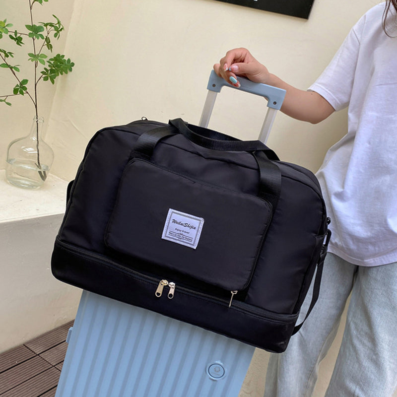 Foldable Travel Duffel Bags Sports Gym Tote Women