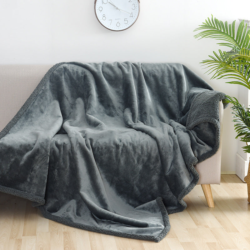 Pet Waterproof Sherpa Thickened Blanket Kennel Product Information Material