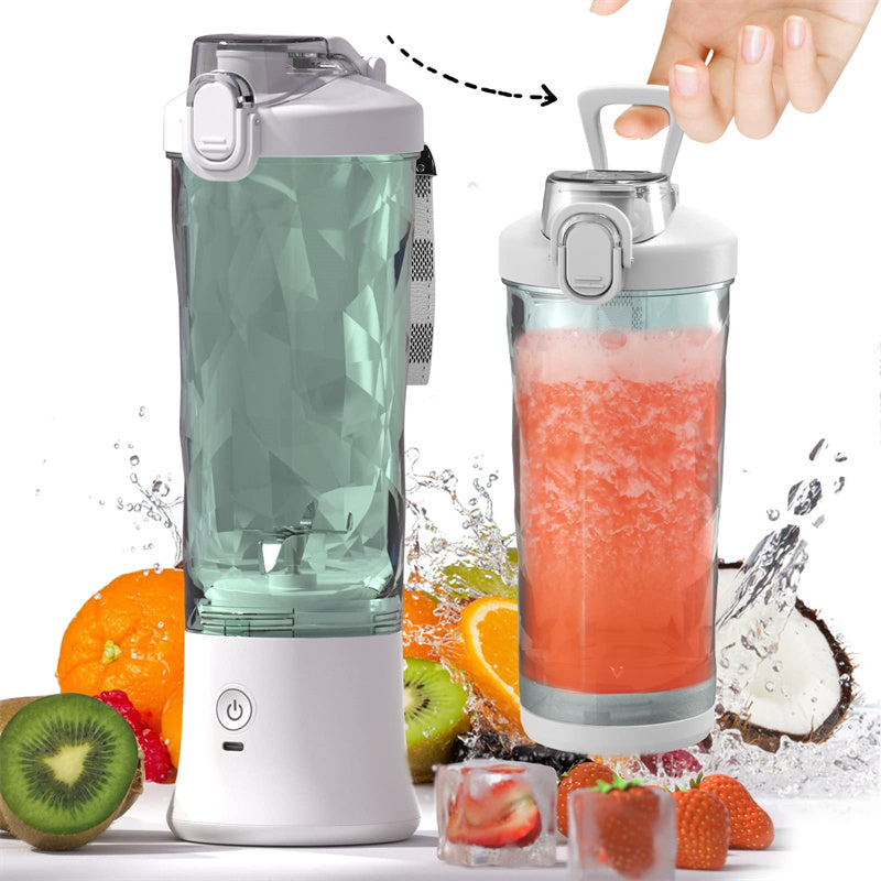 Blender Juicer Personal Size Shakes Smoothies 6-Blade Mini