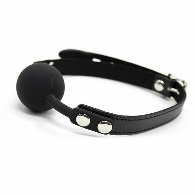 Silicone Ball Gag Red Pink Black Breathable Bdsm Bondage Restraint