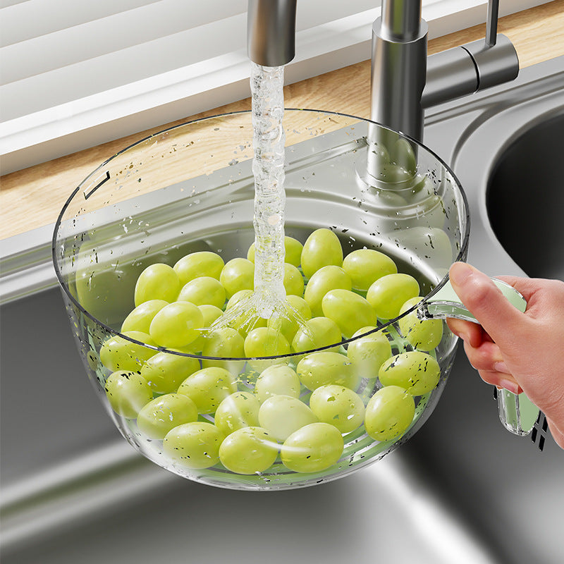 Multifunctional Drainage Basin For Domestic Kitchen Rice Fruit Washing Basket