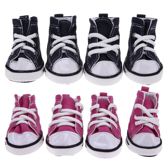 Denim Anti Slip Waterproof Sporty Sneakers For Dogs