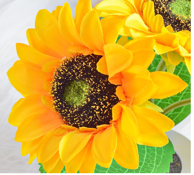 Rechargeable Sunflower Led Night Light Table Lamp Home Decor Gift