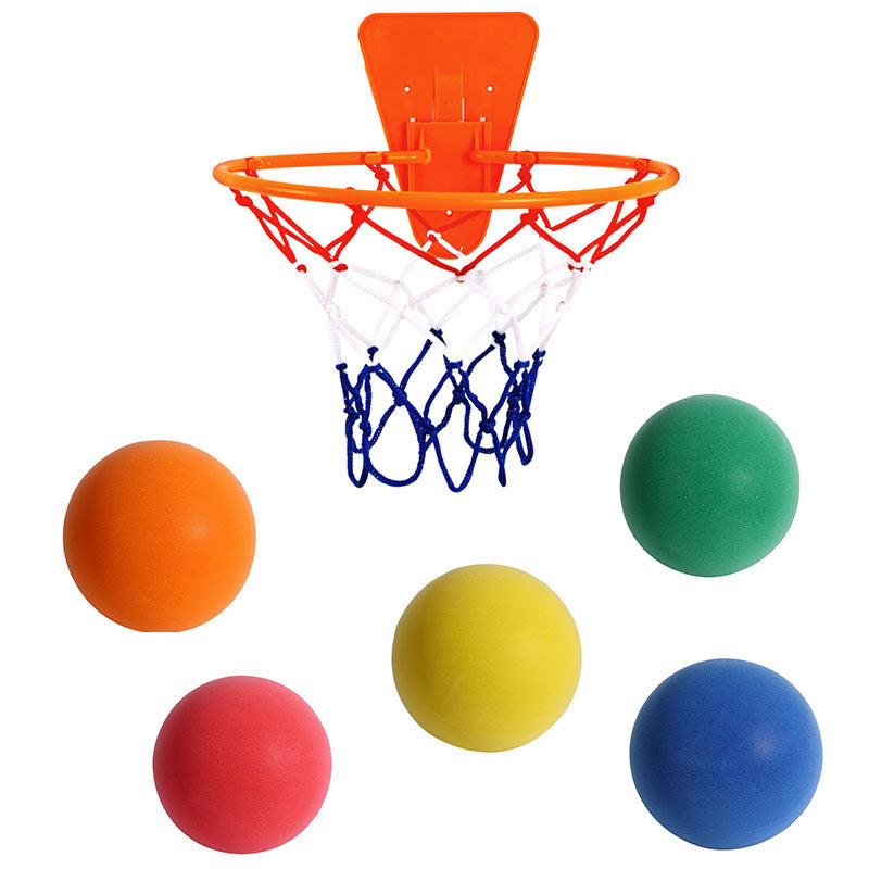 Silent High Density Foam Sports Ball Indoor Mute Basketball Soft Elastic Children Toy Games