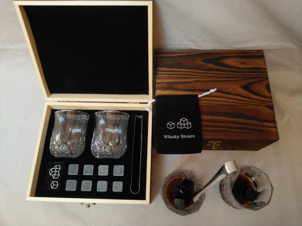 Whisky Stones Drinking Glass Gift Pack 'S Day