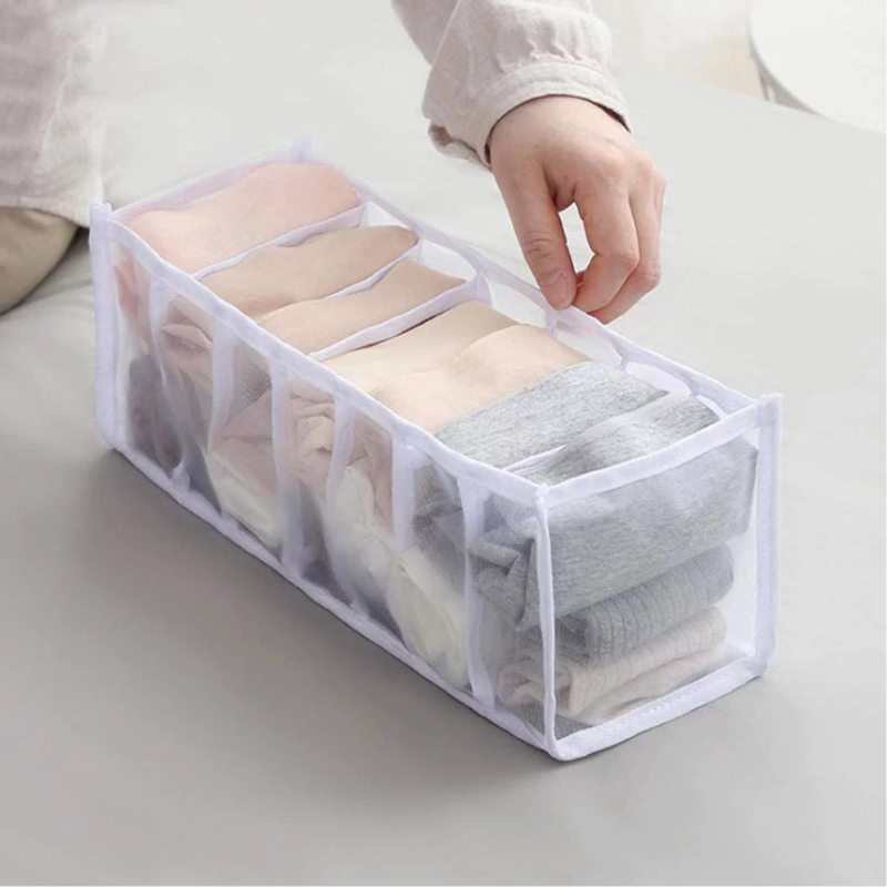 7 Grid Underwear Storage Organiser Ver 4