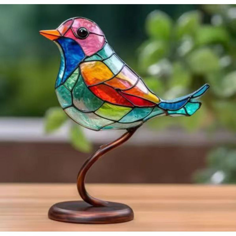 Birds On Branch Desktop Ornaments Home Decor For Bedroom Living Room And Office