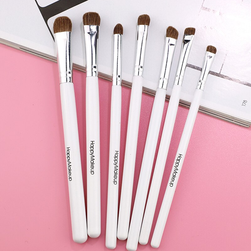 7Pcs Set Happy Makeup Pure Eye Shadow Brush