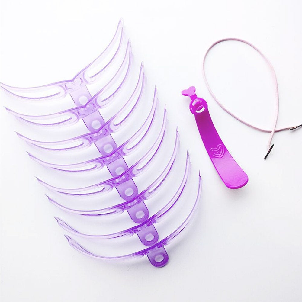 8 Inch 1 Eyebrow Templates Stencils Diy Grooming Shaping