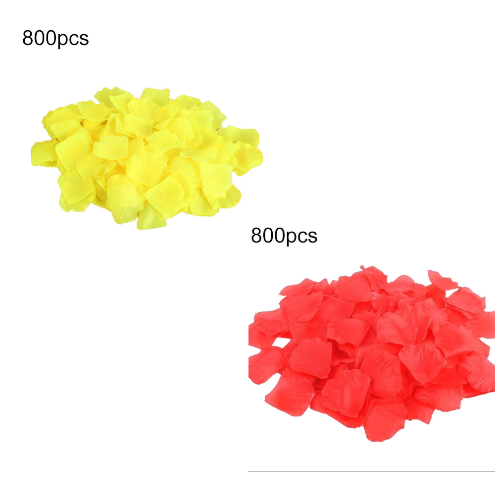 800Pcs Artificial Silk Rose Flower Petals Wedding Party Ceremony Table Decor