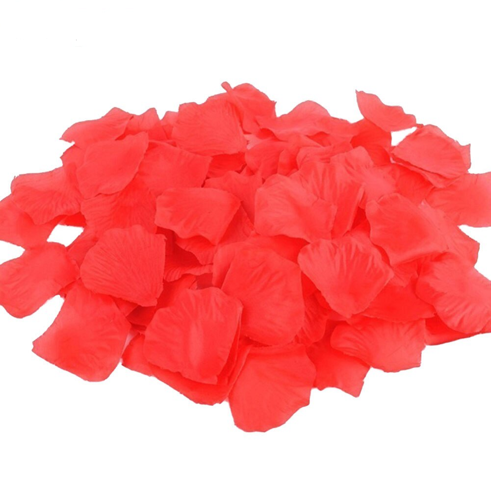 800Pcs Artificial Silk Rose Flower Petals Wedding Party Ceremony Table Decor